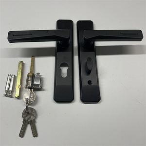 Manija de Aluminio con Bloqueo de Palanca para Puerta Corredera de Vidrio, Diseño Moderno y Simple para Uso Doméstico - Product Image 4