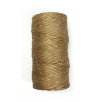 Cordon en jute recyclé jaune de 4 mm, léger, écologique et de haute qualité, pour chaussures, sacs, vêtements, textiles de maison, macramé doux