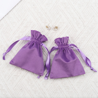 Sac de rangement multi-usages en velours avec cordon de serrage, personnalisable avec logo, pour emballage cadeau, bijoux et cosmétiques