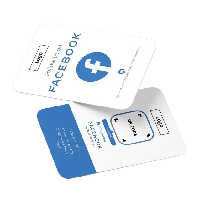 13.56Mhz Nfc Card Business TikTok Google Review Card Tap Social RFID Cards Business