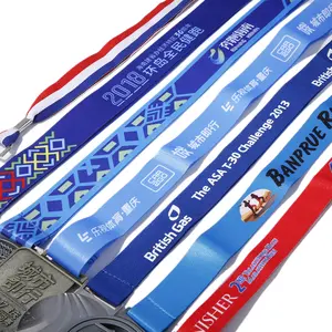 Benutzer definierte Medaille Lanyard/Lanyard für Medaille/Medaillen mit Lanyard