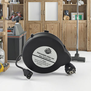 Petite <span class=keywords><strong>rallonge</strong></span> d'alimentation CA de 5M avec enrouleur de câble automatique enrouleur pratique pour cordons d'alimentation et de <span class=keywords><strong>rallonge</strong></span> - Product Image 6