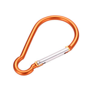 JH-DSK-DP-1 คาราบิเนอร์อะลูมิเนียมรูปทรงน้ำเต้า ตะขอเกี่ยวสำหรับเดินป่ากลางแจ้ง ตะขอเกี่ยวกระเป๋ารถเข็นเด็กอเนกประสงค์ ใช้ได้ทั่วไป - Product Image 1