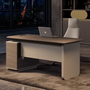 Scrivania Direzionale a L Semplice e Piccola, di Lusso, con Cassetti, Moderna, in Legno MDF, Ecologica, Durevole, Assemblabile, per <span class=keywords><strong>Ufficio</strong></span> - Product Image 4