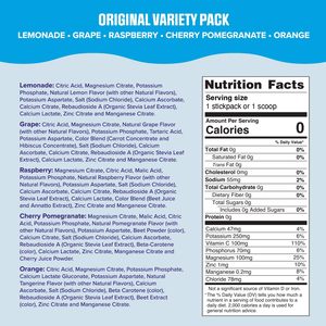 Factory Bulk OEM Private Label Original 20 Sticks 6 Essential Electrolytes Hydration Drink Powder Sachet with Vitamin C &amp; Zinc - Product Image 6