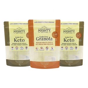 Bolsa Personalizada con Cierre Hermético y Ventana Transparente <span class=keywords><strong>para</strong></span> Cereal de Desayuno <span class=keywords><strong>Bio</strong></span> Muesli Orgánico Alto en Proteínas y Bajo en Carbohidratos - Product Image 2