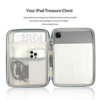 Ensemble de sacs de rangement portables pour tablettes, étui de protection étanche pour usage en cuisine avec pochette intérieure