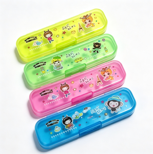 Wholesale OEM Customizable Big Capacity Cute Colored Pencil Case Box <b>Bag</b> for Kids - Product Image 2