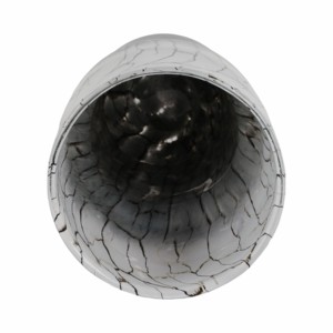 Vaso in vetro astratto con venature, moderno vaso decorativo per fiori, per soggiorno, decorazione per la casa, davanzale, camera da letto - Product Image 6