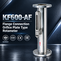 KF600-AF Flanged Orifice Plate Rotameter Tugas Berat SS304 DN40-DN600 Pengukur Aliran Apung Industri