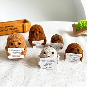 Hot Selling Foreign Trade Cross-border Tide Hand-woven Positive Energy Potato Doll Funny Pendant Decoration