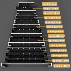 Bande décorative en alliage d'aluminium pour la rénovation des façades <span class=keywords><strong>de</strong></span> bâtiments résidentiels, commerciaux et d'ateliers, y compris les salles <span class=keywords><strong>de</strong></span> bain - Product Image 5