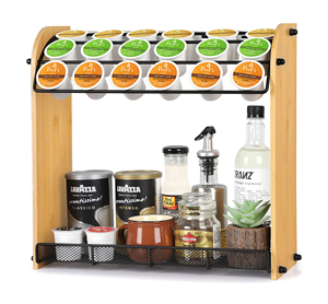 apacity Coffee Pod Holder Coffee Bar Accessories K Cup Holder Storage Organizer for Home Office Kitchen Counter