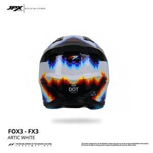 Casco de Motocross JPX Fox3 con Correa Magnética, con el Motivo FX3 Super Black para un Rendimiento de Motocross de Élite y un Estilo Moderno. - Product Image 5