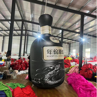 Bouteille de vin gonflable personnalisée Bouteille de boisson personnalisée pour des événements uniques