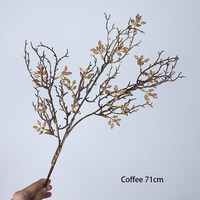 YL Künstliche Pflanzen für Hochzeiten, Erntedankfeste und Bankette, Blumenarrangement-Dekoration, Einzelner Zweig mit Duftenden Früchten, Getrockneter Zweig