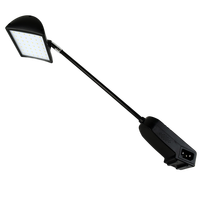 Lampe de scène LED pour exposition, bras réglable, pince pour stand d'exposition, support d'affichage en aluminium