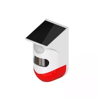 Alarma de Seguridad Inalámbrica para Exteriores WAYHANG WH-CT80, con Energía Solar, Sirena, Detección Infrarroja PIR, 9-12m, 110, Control Remoto