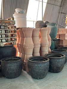 Prix d'usine en gros : Pot émaillé en céramique pour plantes, style méditerranéen, pour jardin extérieur, édition limitée - Product Image 4
