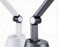 Lampe de bureau LED à spectre complet Ra98, lampe de table protectrice pour les yeux, éclairage avant asymétrique, commande tactile, AC, pour la lecture et l'étude des enfants