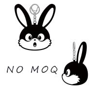Porte-clés en peluche super doux en forme de pingouin, personnalisé OEM ODM, pour sac et clés