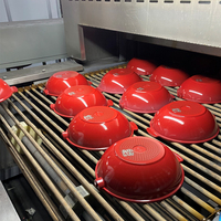 Ligne de peinture de revêtement liquide antiadhésif pour ustensiles de cuisine et cuiseurs à riz, ligne de revêtement antiadhésif pour machines