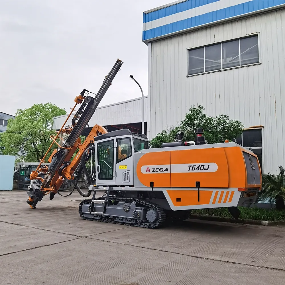 20m depth Diesel Engine Multifunctional Rock Bore Hole Drilling Machine Mine Drilling Rig intergrated top hammer drilling rig