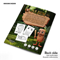 Libro para Colorear de World of Warcraft, el Más Vendido, Diversión para Niños, Libro para Colorear Abstracto con Diseños Alienígenas, Impreso y Personalizado al por Mayor