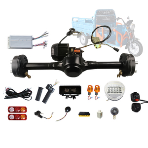 100cm 1000W motore Brushless risciò posteriore asse <span class=keywords><strong>kit</strong></span> con Controller elettrico moto Trike freno a tamburo parti triciclo - Product Image 1