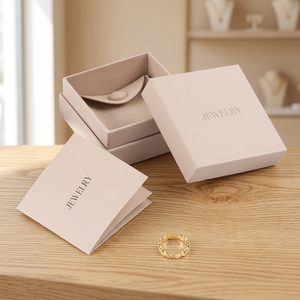 Cajas Rígidas de Cartón Morado Personalizadas para Joyería y Relojes con Acabado Barnizado - Ecológicas y Reciclables - Product Image 1