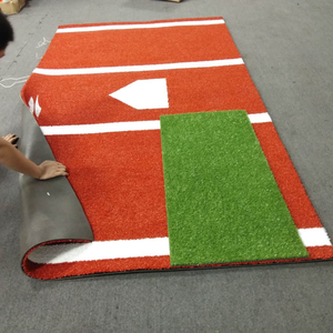 Tapis de frappeur de <span class=keywords><strong>gazon</strong></span> synthétique durable de <span class=keywords><strong>prix</strong></span> usine, tapis de <span class=keywords><strong>plaque</strong></span> à la maison, tapis de frappe de baseball Softball 12 'X 6' - Product Image 1