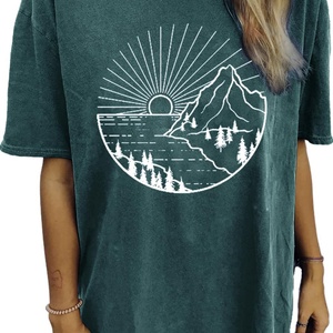 เสื้อยืดแขนสั้นทรงสปอร์ตพื้นฐานสำหรับฤดูร้อน พิมพ์ลายกราฟิก 3 มิติ คอกลม ผ้าไม่เป็นขุย แห้งเร็ว สำหรับผู้หญิง - Product Image 4