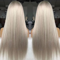 Perruque sans colle avec mèches, cheveux brésiliens 4x4 pour dentelle, densité 150%, HD transparente, mèches brunes, cheveux humains vierges pour femmes
