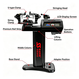 Machine à cordage de raquettes de <span class=keywords><strong>badminton</strong></span> ODM S3 spécialisée, en matériau ABS+plastique pour raquettes de <span class=keywords><strong>badminton</strong></span> - Product Image 5