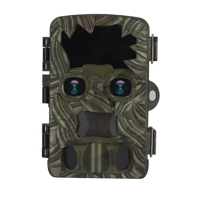 Dual Lens Trail Camera 35m Long Range Infrared 4k Wildlife Camera 512G Hunting Camera