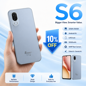 Smartphone Fossibot <span class=keywords><strong>S6</strong></span> 8GB 256GB Android 16 Sbloccato, Display 120Hz, Batteria 5000mAh, Fotocamera 16MP, Octa Core, Dual SIM - Product Image 1