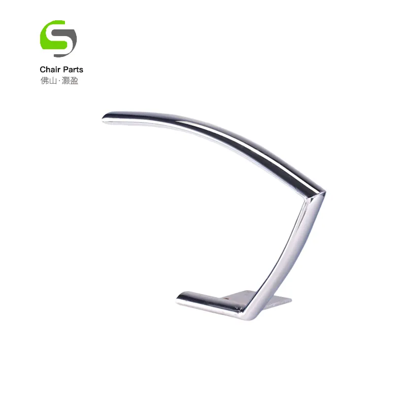 Stainless Steel Office Metal seat armrest Furniture Spare Parts AR423 Office Chair Armrest Replacement