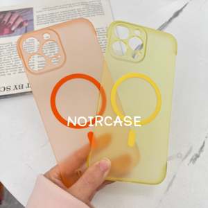 Trường hợp điện thoại đơn giản cho nhiều mô hình-Vật liệu PC, cảm ứng cứng, màu sắc rõ ràng, chống trầy xước và vàng, bảo vệ 4 góc - Product Image 1