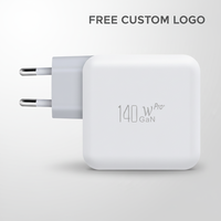 Chargeur rapide GaN USB-C PD3.1 mural (prise Inde/EU) 140W pour MacBook Pro – Adaptateur d'alimentation pour ordinateur portable