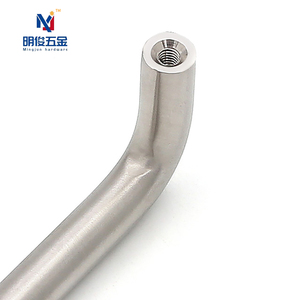 Mobilya için dolap kolları düz kolu çekin kolları donanım kolları paslanmaz çelik mutfak dolap kapı T Bar Modern - Product Image 5
