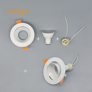 <span class=keywords><strong>Gu10</strong></span> Mr16 Spot Blanc Cadre Plat Led Lumière <span class=keywords><strong>Gu10</strong></span> Mr16 Module Cadre de Montage avec Découpe <span class=keywords><strong>75</strong></span> mm Logement Plafonnier - Product Image 5