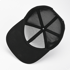 Chất Lượng Cao Màu Đen Mũ Bóng Chày Màu Đen Ngoài Trời Thể Thao Gorras Snapback Cap Lưới Trucker Mũ Với Biểu Tượng Tùy Chỉnh - Product Image 3