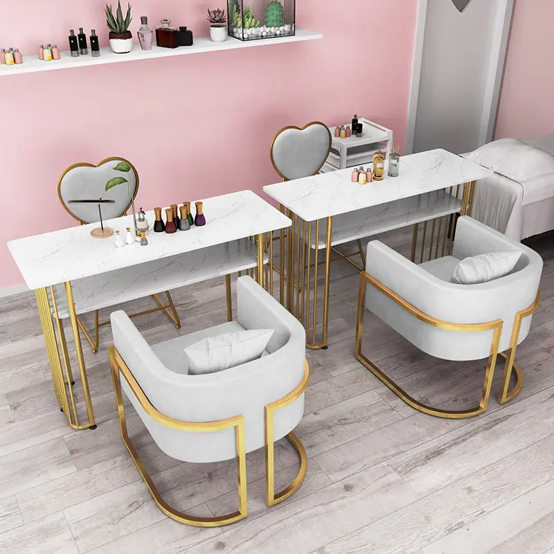 Juegos de muebles para salón de manicura, MESA DE MANICURA, venta al por mayor