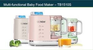 Babyvoedselprocessor Elektrische stoomkoker Kookmachine Blender Smoothie Maker Natuurlijke aanraakbediening Professioneel Heavy Duty <span class=keywords><strong>BPA</strong></span> - Product Image 3