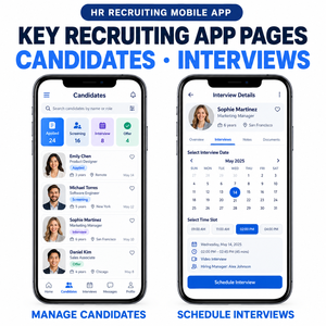 Développement d'applications de gestion des ressources humaines et de recrutement personnalisées pour iOS et Android avec suivi des candidats et publication de postes LionCreate - Product Image 3