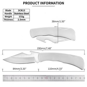 Cuchillo de Bolsillo Táctico de Supervivencia OEM Brasil, Hoja de Acero Inoxidable 3cr13, Canivete Táctico, Ecanivete - Product Image 2