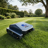 Tondeuse à gazon robotisée mini RC personnalisée à braquage zéro, tondeuse à gazon électrique intelligente télécommandée pour la ferme