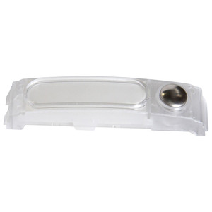Pulsante singolo per moduli 8054 Rps1, lunghezza 9,5 cm, larghezza 2,3 cm, altezza 2 cm, parte di ricambio per pulsante WC. - Product Image 1
