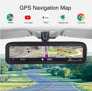 T88 4G <span class=keywords><strong>Android</strong></span> 10 Auto DVR 4-Kanal-Objektiv Auto kamera Video recorder HD Rückspiegel Dash Cam Auto Registrar GPS NAVI Dashcam - Product Image 3