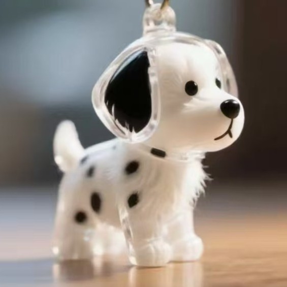 Spotted dog [1 pack] free keychain